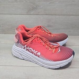 Hoka One One Women Bondi 2 Coral Rincon Running Shoes Sneakers Sz 8.5
